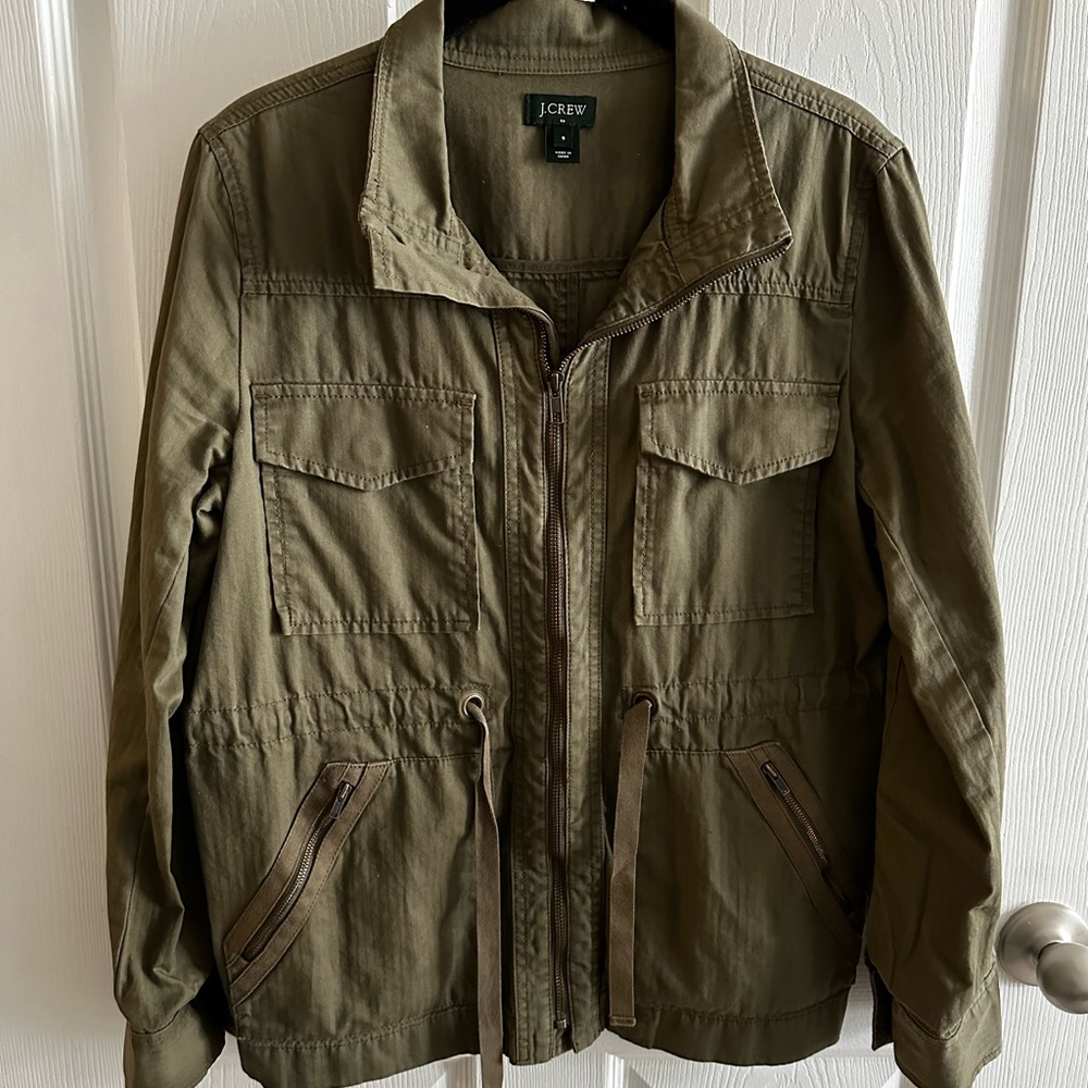 J Crew Lightly Worn Utility Jacket